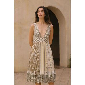 CHAN LUU Anthropologie Silk DRESS Size S NWT